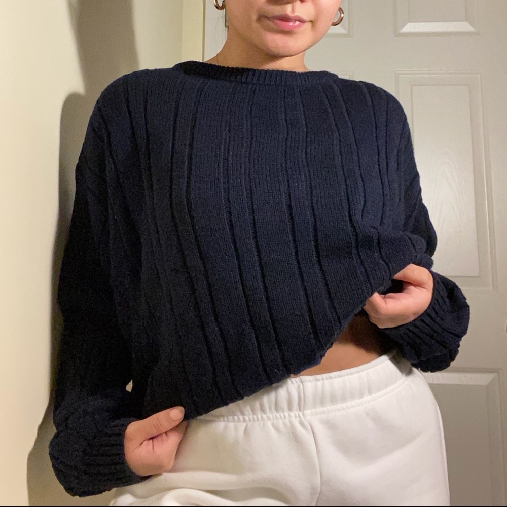 Brandy Melville Navy Sweater